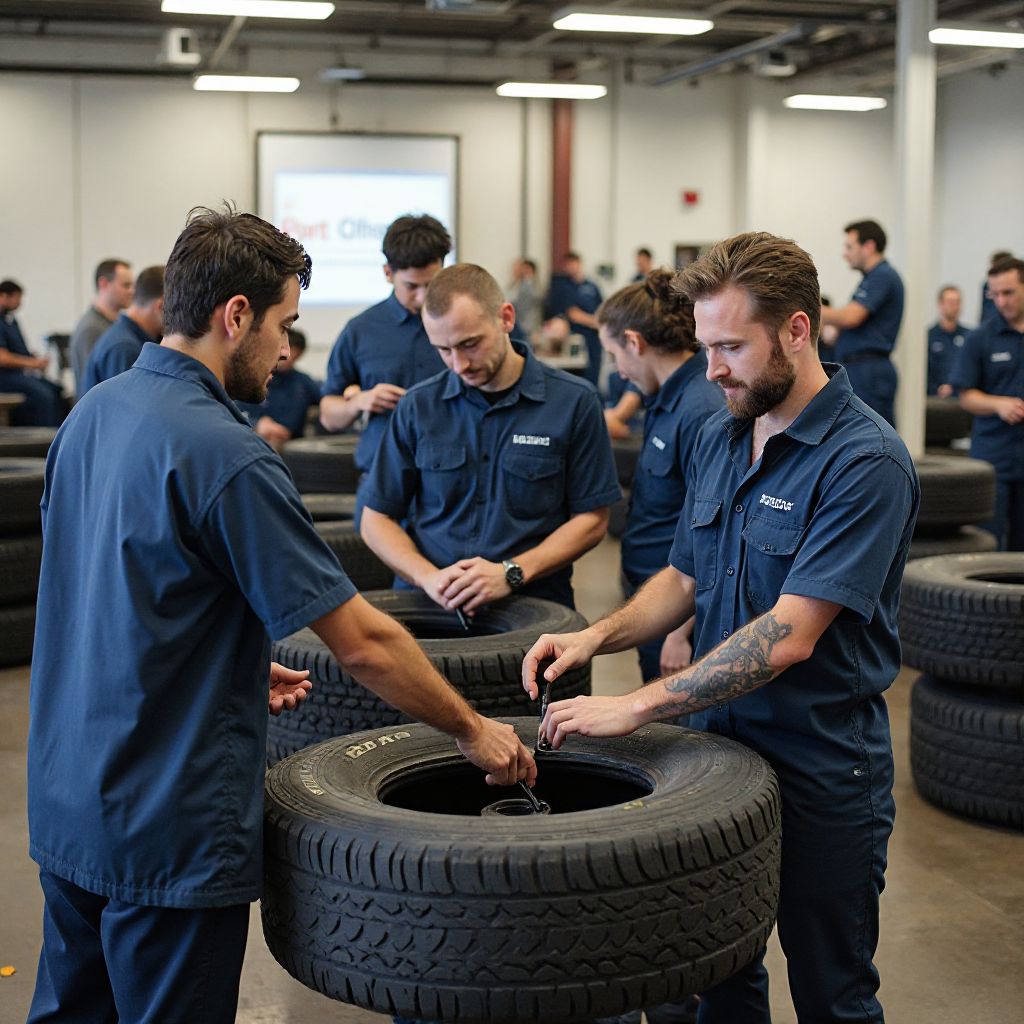 Technician training session